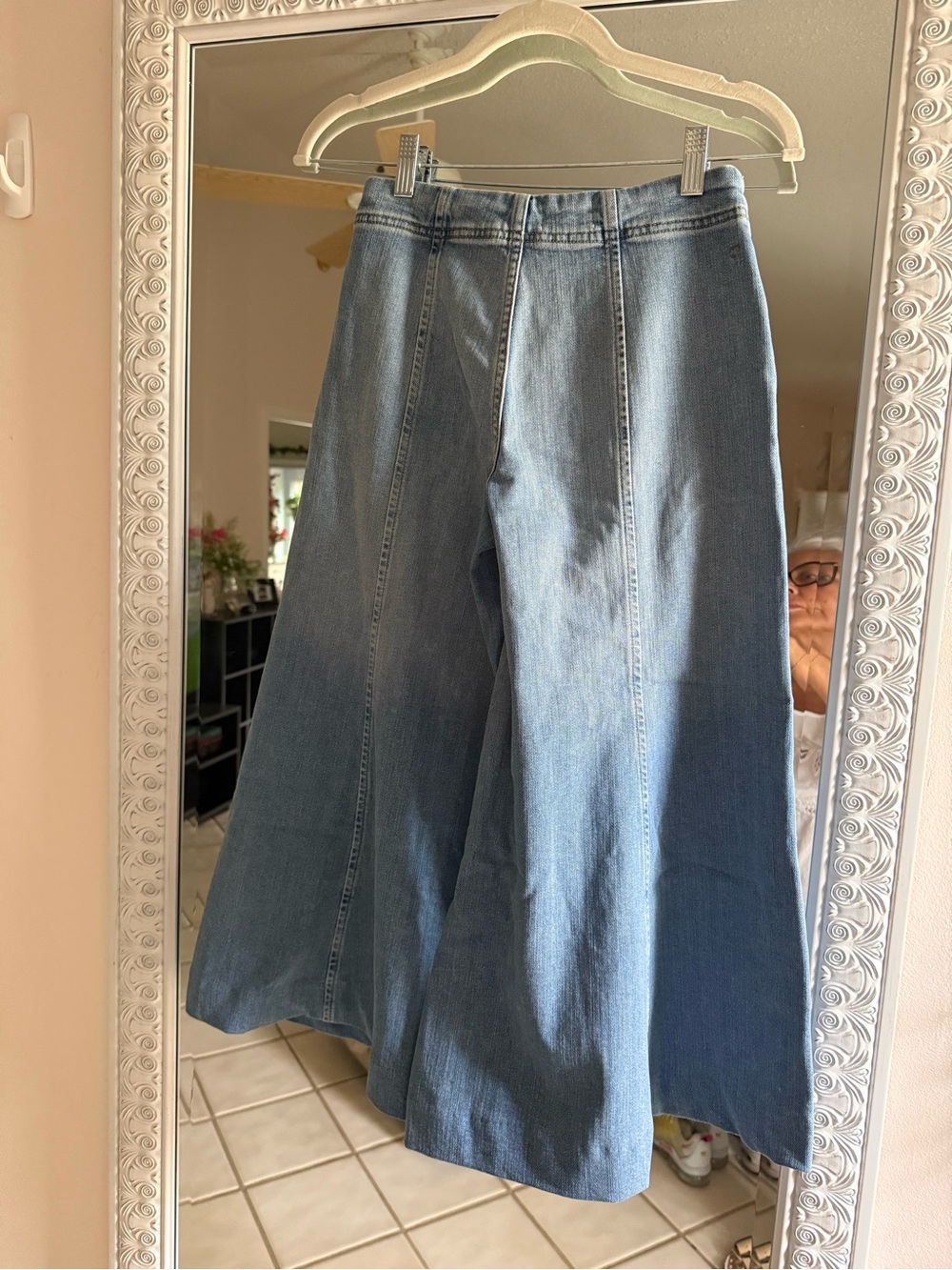 Pilcro Light Blue Culotes - Picture 3 of 6